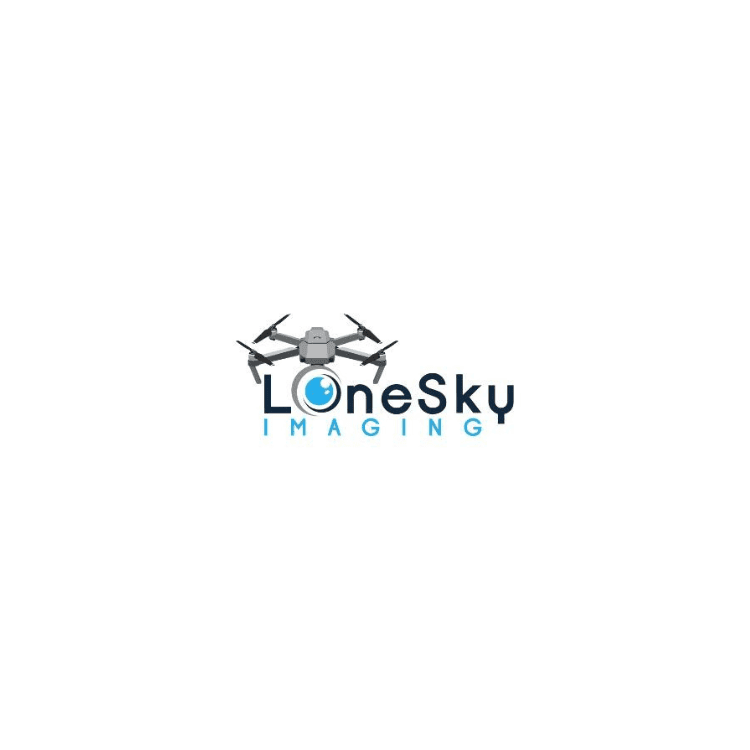 LoneSky Imaging logo with a quadcopter drone above the text LoneSky Imaging